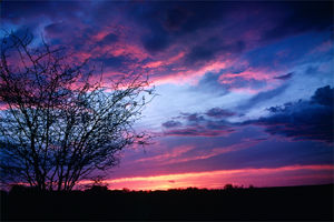 Sunset at Augrabies Falls